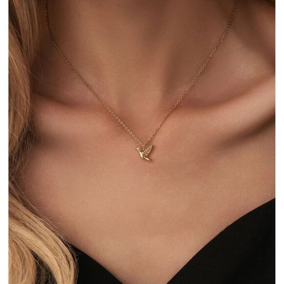 🆕 Women Gold Sun Moon Shell Summer Necklace Trendy Dainty Charm Simple Jewelry - Picture 4 of 8